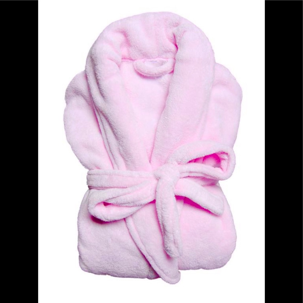 Good condition Pink fleece bathrobe